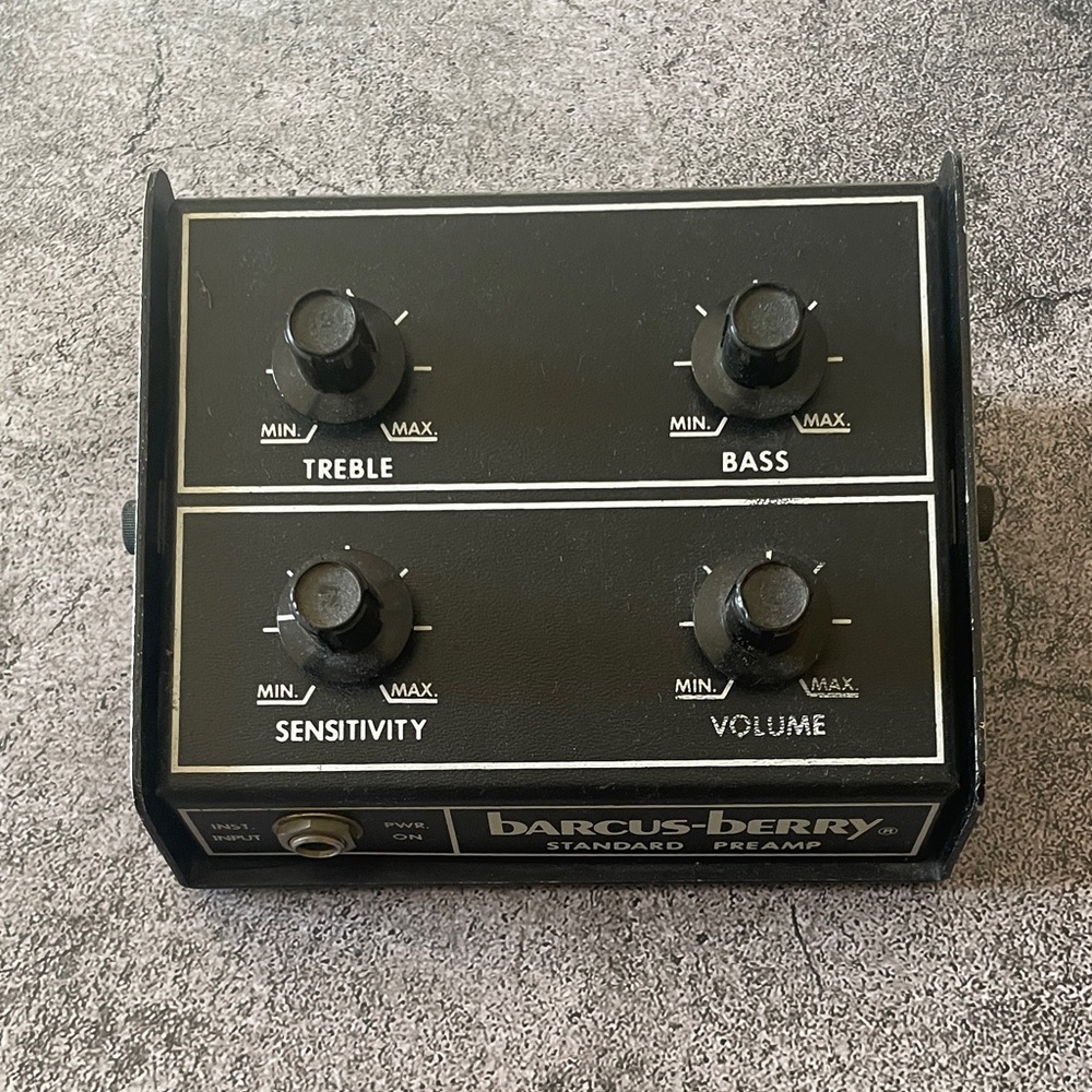 Barcus-Berry Standard Preamp for Guitar Bass Vocals Vintage